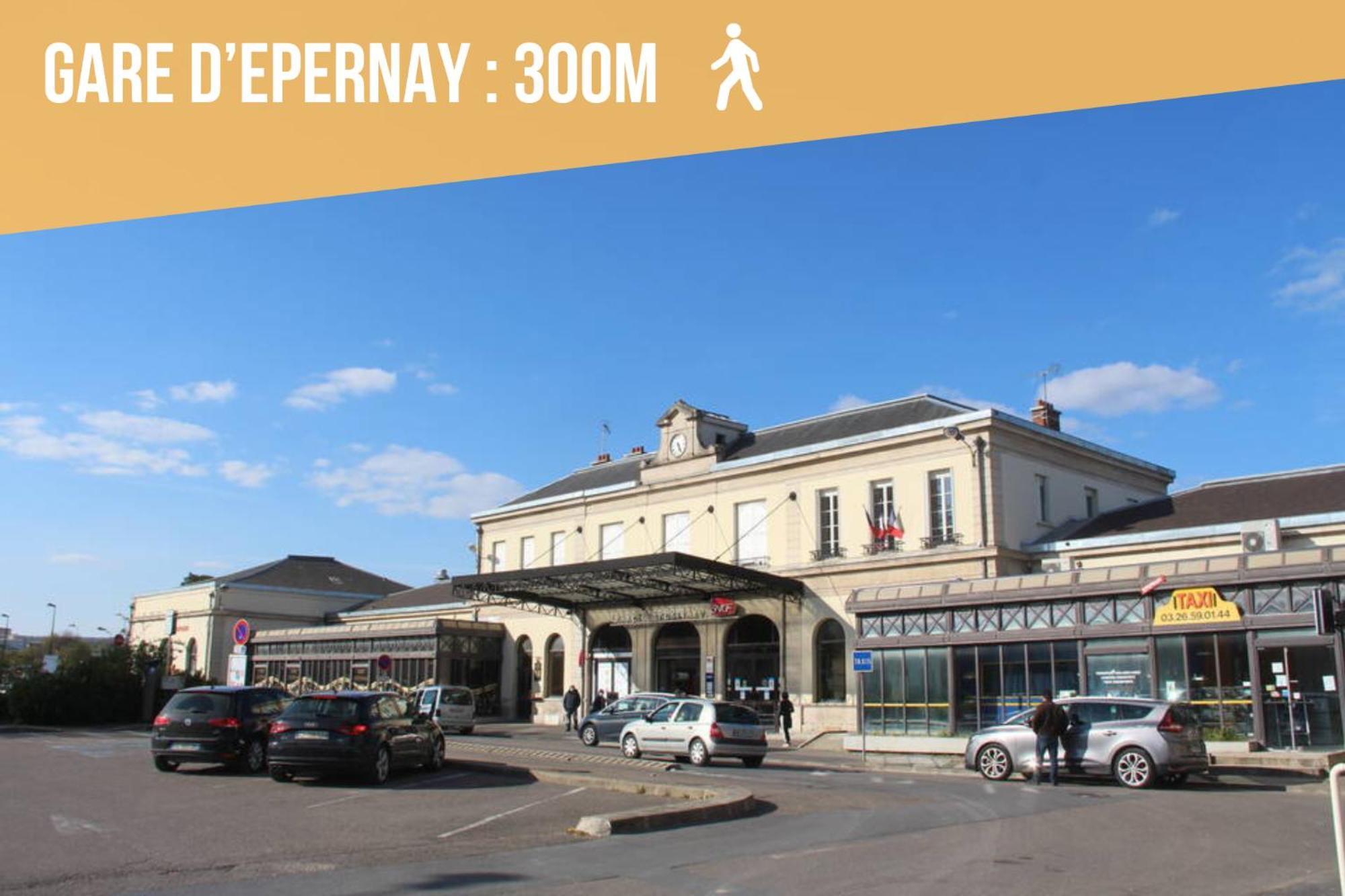 Gite Urbain - La Bulle De Champagne - Parking Épernay Exteriör bild