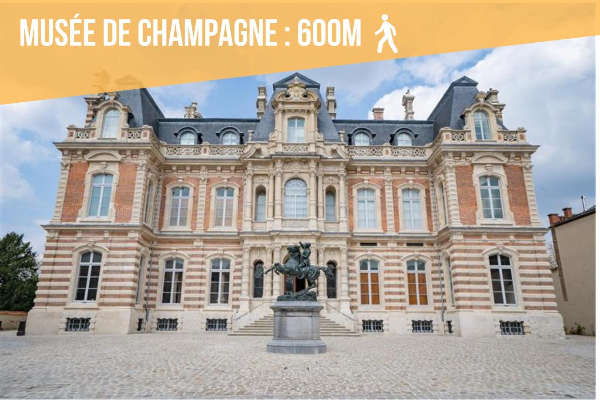 Gite Urbain - La Bulle De Champagne - Parking Épernay Exteriör bild